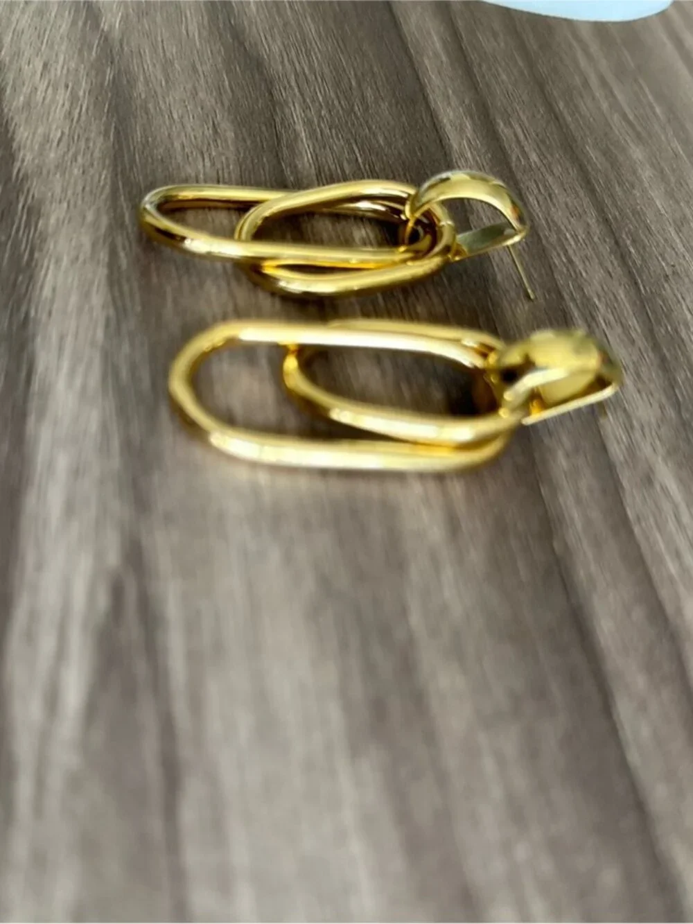 Link drop earrings Q1018